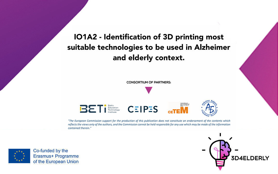 IO1A2 – žinių perdavimo vadovas – 3D spausdinimo technologijų identifikavimas – yra oficialiai prieinamas